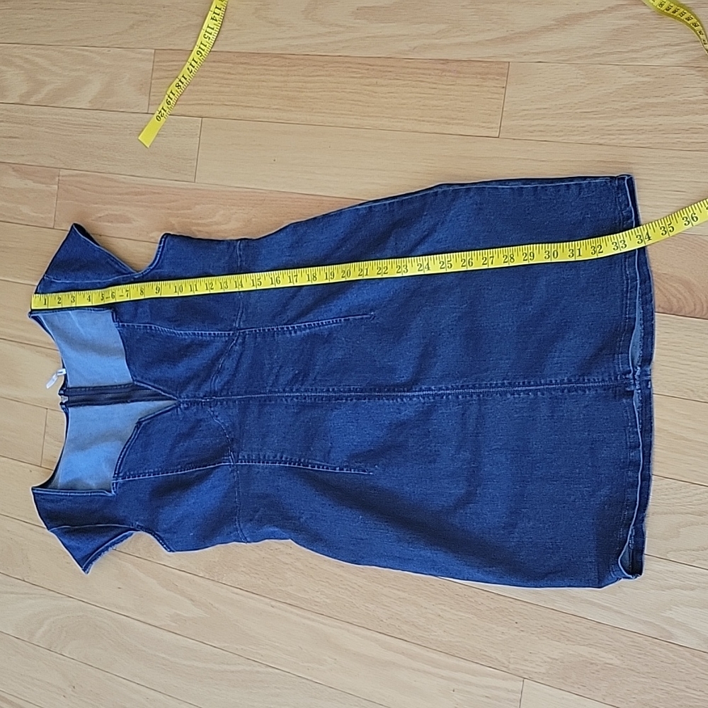 Free People Lia Denim Mini Dress - Picture 12 of 15